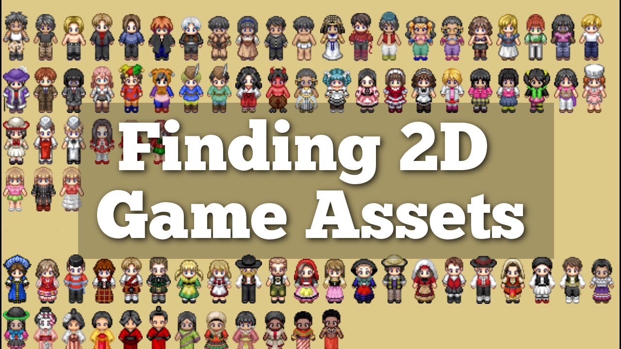 Finding Free and Paid 2D Sprite / Pixel Art Game Assets 