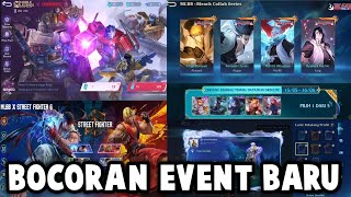 BOCORAN EVENT BARU ! MLBB X STREET FIGHTER, BLEACH BATAL ...