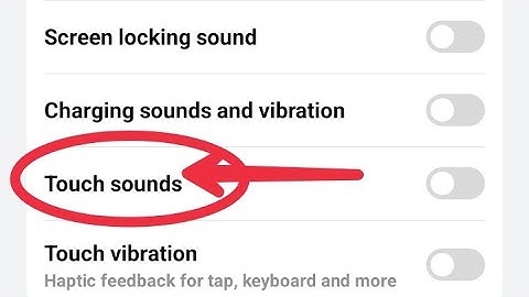 Touch sound on/off Lava Blaze pro | how to use touch sound on lava phone