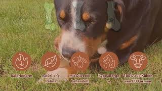 Lederknochen Hundekauknochen