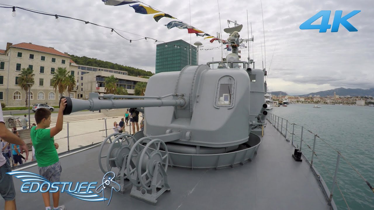 RTOP-21 Šibenik - Hrvatska Ratna Mornarica - Split Croatia 4K - YouTube