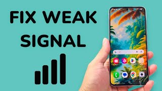 How To Fix Weak Mobile Signal? Profile