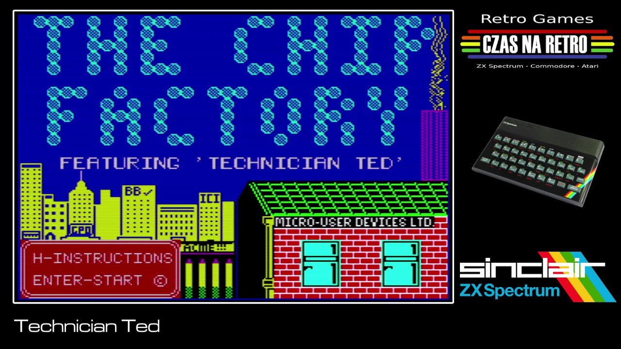 てぃあページ Technician Ted (1984) - ZX Spectrum - YouTube