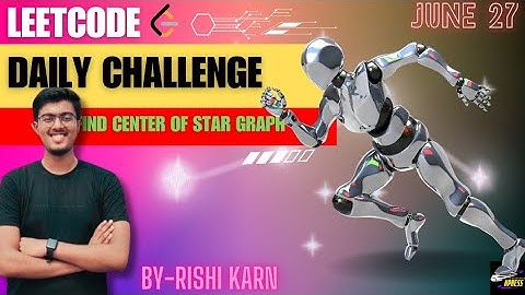 1791. Find Center of Star Graph | Graph | Leetcode Daily Challenge | DSA | Hindi
