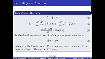 Learning Potentials of Quantum Systems using Deep Neural Networks by Arijit Sehanobish