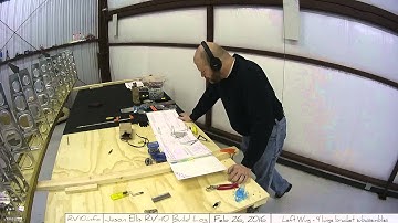 RV-10 Wings - 008 - Left wing 4 hinge bracket subassemblies