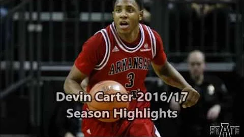 Devin Carter 6'4 SG - Highlights - Arkansas State