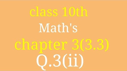 Class 10th Math