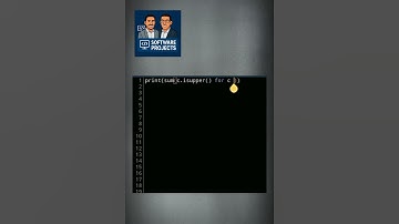 How Many Capital Letters? 🔍 Python One-Liner Explained! #coding #programming #python