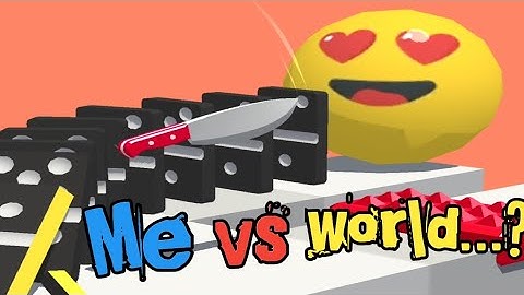 Gameplay gaming game sliceitall me vs world funny relaxing video max level game play #sliceitall 