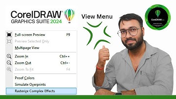 How to Use Proof Colour, Simulate Overprint ,Rasterize Complex Effects in CorelDraw 2024