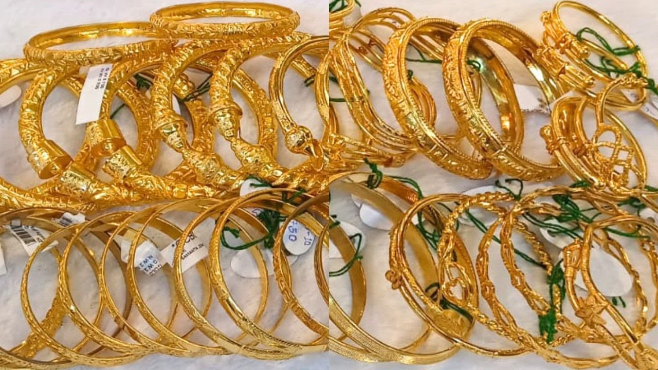 Gold Bronze Kids Annuprasan Bala/Bangles + Light Weight Gold Bala/Churi