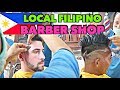 ★ AMAZING BARBER SKILLS PHILIPPINES ★ FOREIGNER HAVING HAIRCUT in PALAWAN!