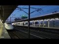 【夜間撮影】新幹線 ドクターイエロー in 岐阜羽島駅 700系発車後にＤＹ通過