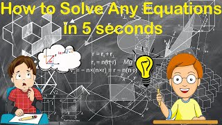 How to solve Equations in 5 seconds| Microsoft Math Solver screenshot 1