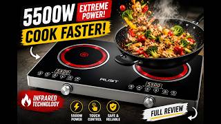5500W Infrared Double Cooktop Review – Extreme Power for Your Kitchen!