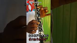 How to play 2nd Octave of key C on clarinet #music #clarinet #viral