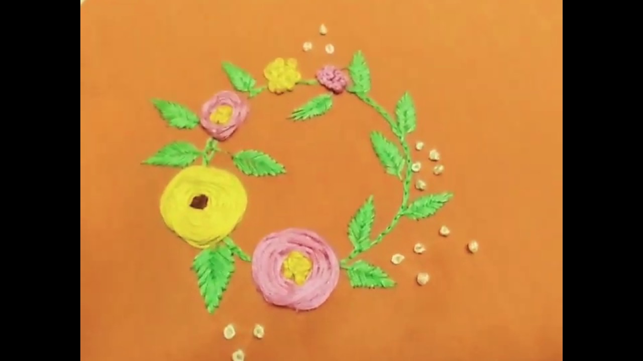  Woven Spider Wheel Stitch spider Web Stitch Easy Hand Embroidery