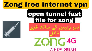 Zong free internet vpn today/ zong free internet new file open tunnel file 2021