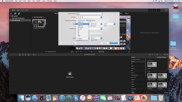 setting correct project setting in Final Cut Pro