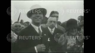 1929 PERSONALITIES / SPORTS / GERMANY - Max Schmeling arrives from America