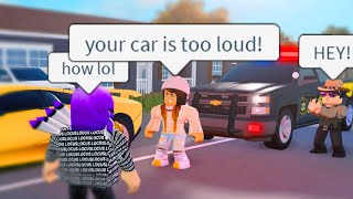 CRAZY Lady Got MAD At Me For No Reason! She Called The COPS On Me! (Roblox)