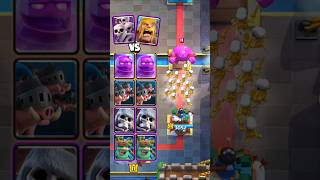 Larry Army Vs Barbarians, Which troop defends better?#clashroyale