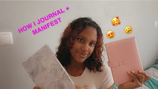 HOW I MANIFEST + JOURNAL **2022**  || Rania Sulemange