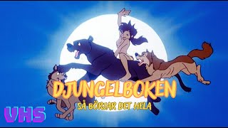 Djungelboken - Så Börjar Det Hela (1989) Vhs Svenskt Tal