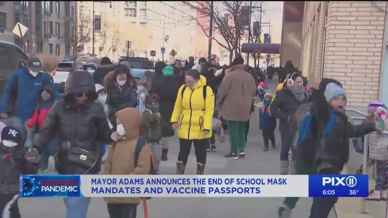 NYC drops school mask mandate, proof of vaccination