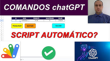 Comandos chatGPT - Fazer Script para Editar Linha no Google Sheets