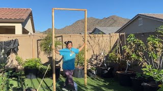 How I Make A Diy Trellis For Climbing Vegetables