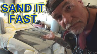 How Can I Sand A Car For Paint Really FAST? Paint And Body Tech Tips