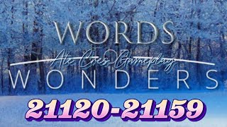 WORDS OF WONDERS CROSSWORD PUZZLE Level 21120-21159