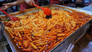 40년 전통! 방촌시장 떡볶이 / spicy rice cake - tteokbokki / korean street food