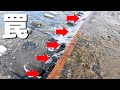 堰堤の裏に潜む高級魚を狙った結果