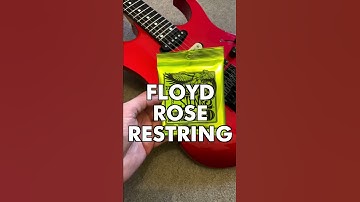 Restring My Floyd Rose Guitar ASMR