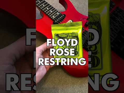 Restring My Floyd Rose Guitar ASMR