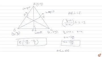 Altitudes of `AD, BE, CF` of `DeltaABC` are  `x+ y= 0, x- 4y= 0, 2x-y=0`.the coordinate of A ar...