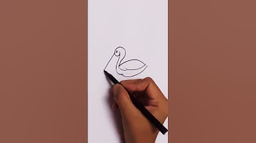 Amazing Swan Drawing|| #shorts