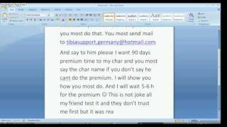 Free tibia premium time working 8.40