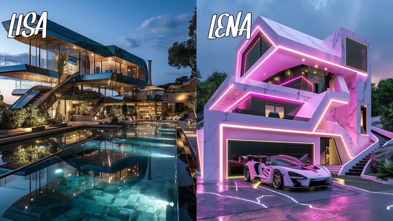 Lisa Or Lena ?? 👑 #5 || house, mansion, clothes, shoes, nails, cap, bedroom, handbags.