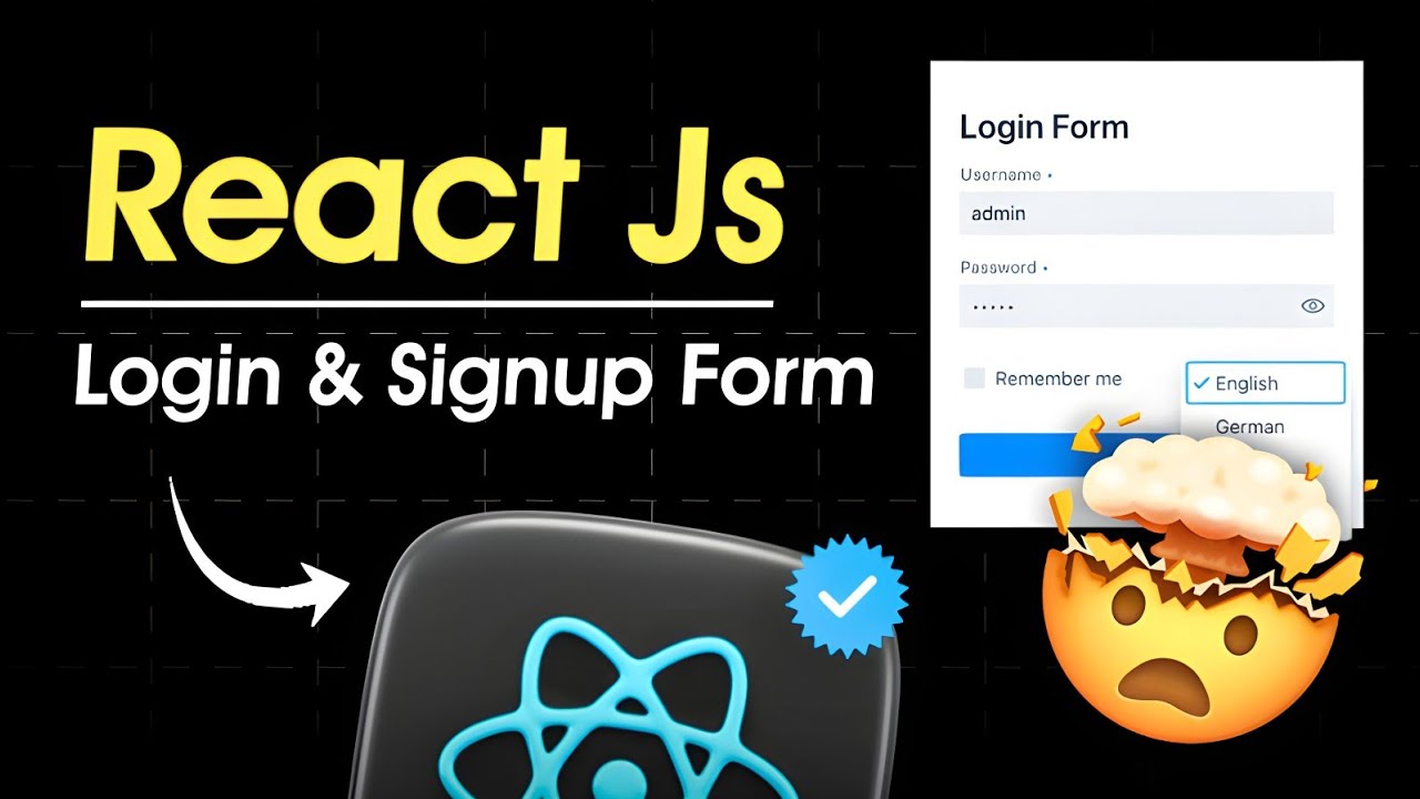 Create a Responsive Login Form in React JS 🚀 | Step-by-Step Tutorial ...