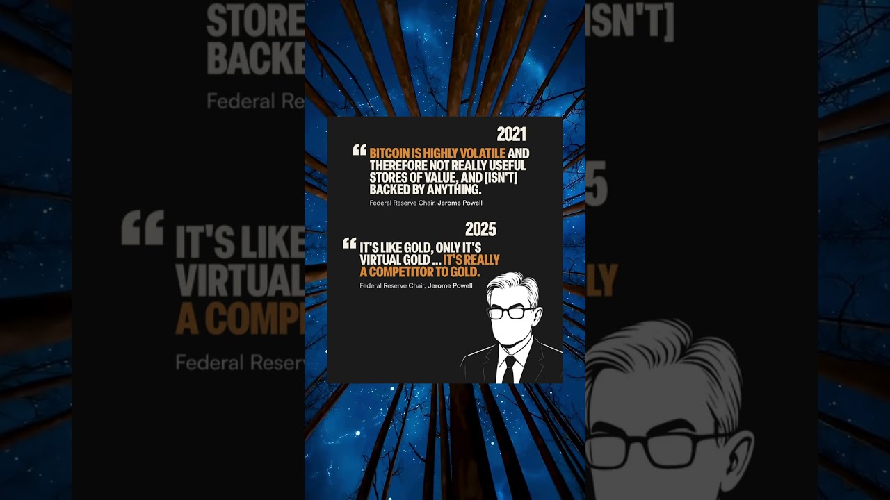 "It's really a good competitor to gold" - Jerome Powell 🥇
