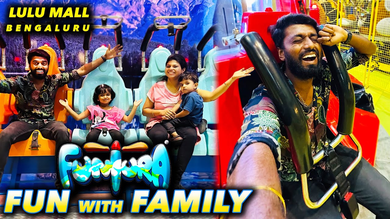 Biggest 🤩 Amusement 🎢 Park inside a 🎡 LULU MALL ‼️ ಬೆಂಗಳೂರು Funtura -📍 Bangalore | DAN JR VLOGS