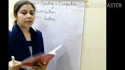 Chapter-4 (Operating a Computer) Part-1 (Class-2) by Rubab Rizvi