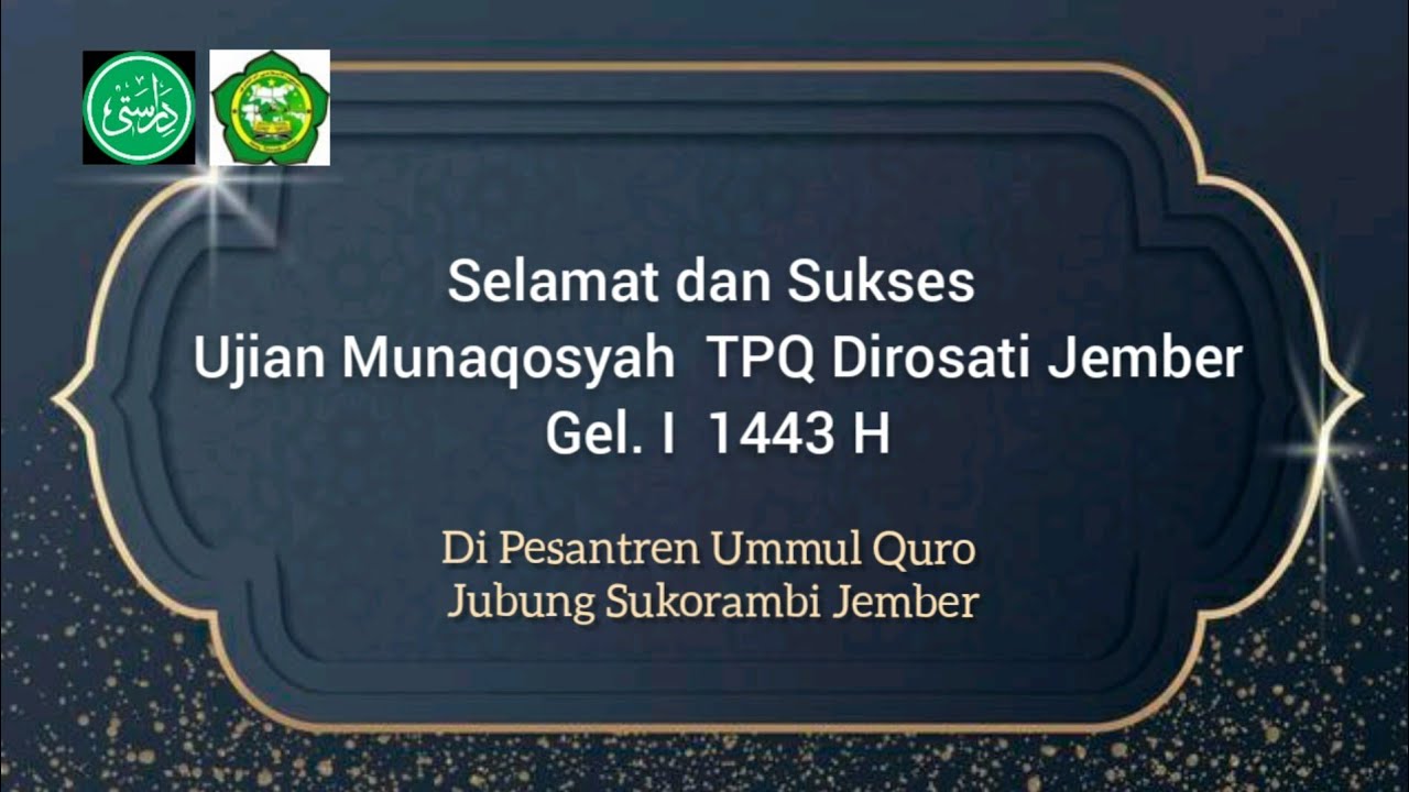 MUNAQOSYAH METODE DIROSATI - Pesantren Ummul Quro Jember