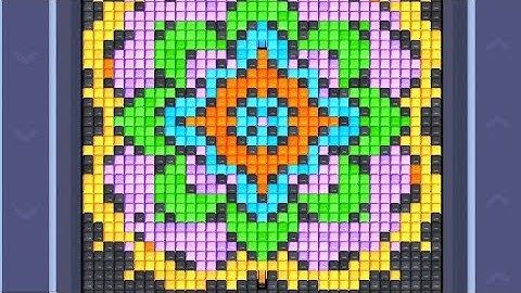 Pixel Flow Level 387. Walkthrough Gameplay 