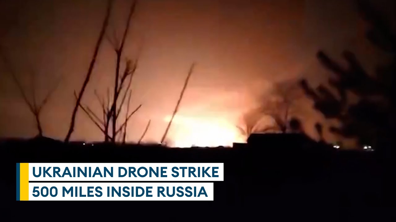 Ukraine reportedly strike Russian air base in drone attack