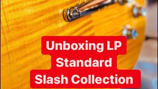 Unboxing Gibson LP Standard SLASH appetite amber